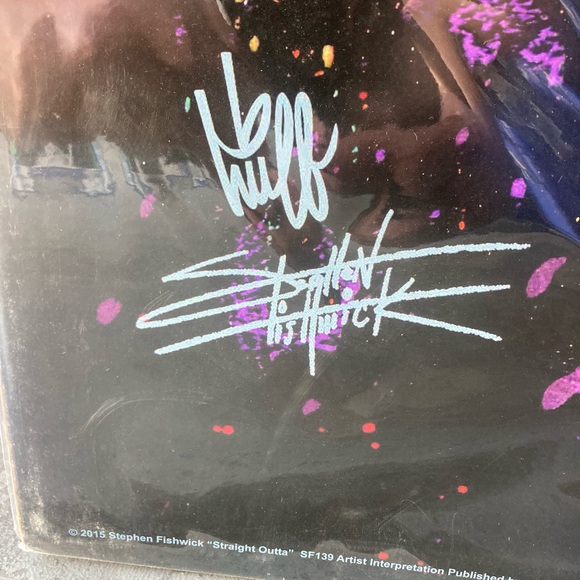 Abstract Portrait Ice Cube Art Print/Poster - Picture 2 of 3